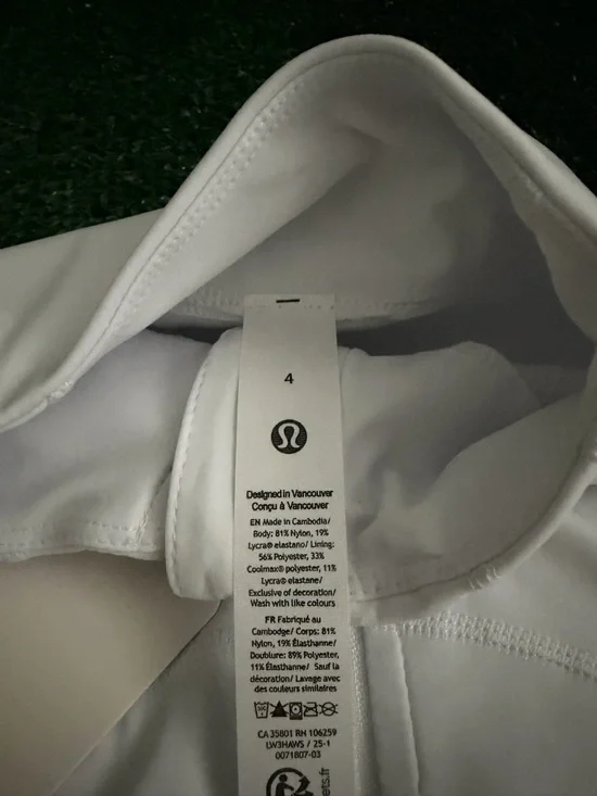 lululemon athletica White Women's Jacket & Leggings Set - Picture 3 of 3